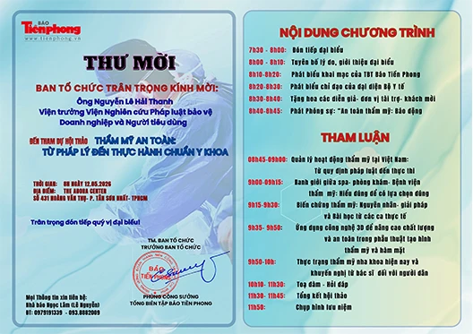 Báo Tiền Phong mời Viện trưởng Viện nghiên cứu pháp luật Nguyễn Lê Hải Thanh phối hợp “gỡ nút thắt” pháp lý ngành thẩm mỹ