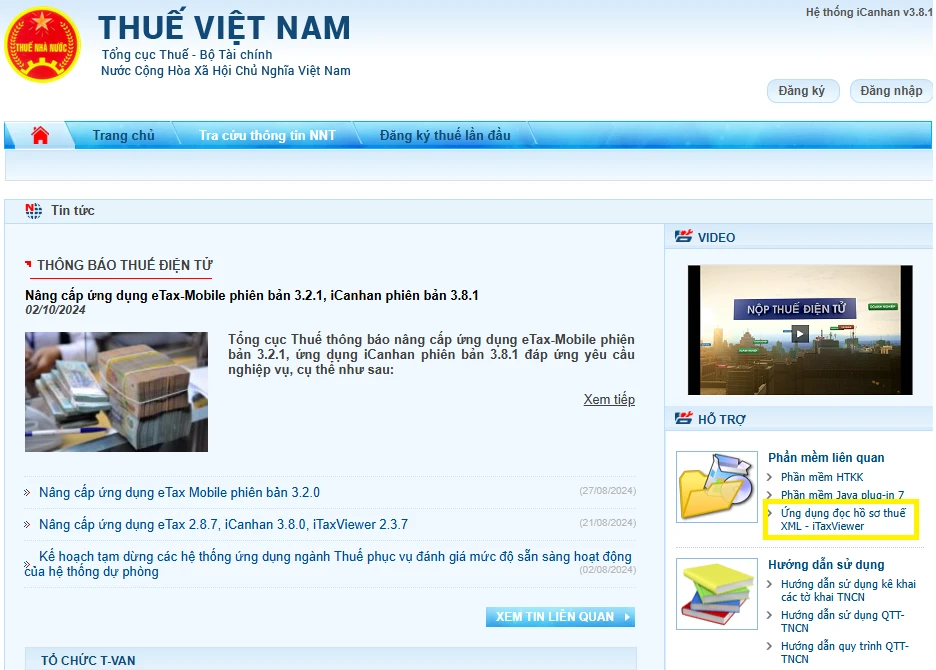 Hướng dẫn cài đặt iTaxViewer mới nhất 2025 của Tổng Cục thuế? iTaxViewer mới nhất download?