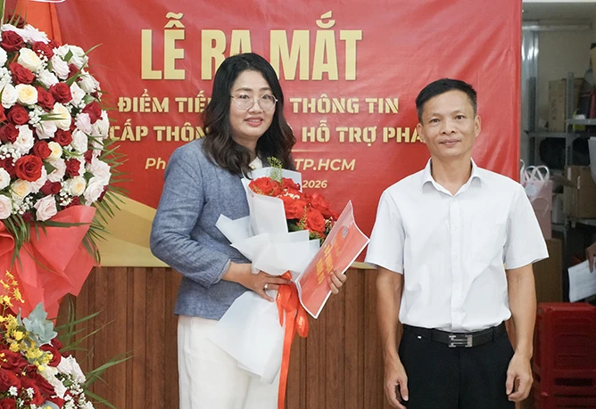 Ra mắt thêm Điểm tiếp nhận thông tin, cung cấp thông tin và hỗ trợ pháp lý tại phường Tân Bình, HCM