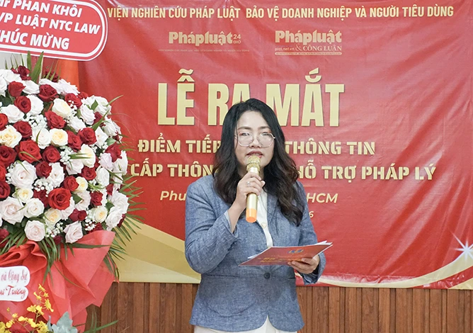 Ra mắt thêm Điểm tiếp nhận thông tin, cung cấp thông tin và hỗ trợ pháp lý tại phường Tân Bình, HCM