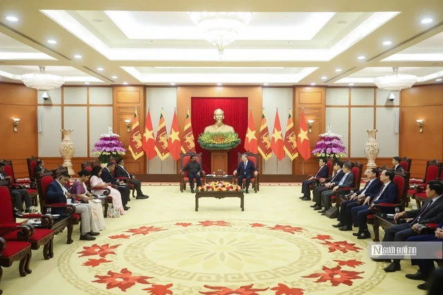 Tổng Bí thư Tô Lâm tiếp Tổng thống Sri Lanka